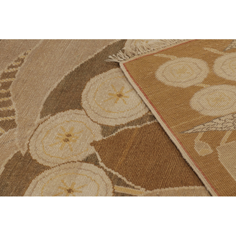 Fetcher House Vintage Arts & Crafts Palace Rug In Morris Lillies - Rug & Kilim