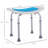 Homcom 6-Level Adjustable Curved Bath Stool Spa Shower Chair Non-Slip Design for the Elderly, Injured, & Pregnant Women