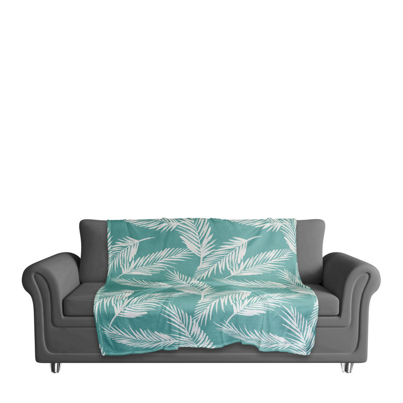 Hand Woven Throw Blanket, Teal