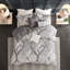 Ensemble de literie chic 6 pièces, mélange de polyester et de coton de qualité supérieure, décor de chambre à coucher de style transitionnel