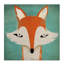 « fox on bleu », art sur toile-31882844