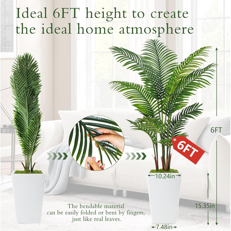 6FT Artificial Palm Tree