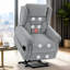 Fauteuil inclinable électrique Power Lift avec massage et tissu d'ameublement en chenille-1995826003