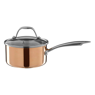Copper Saucepan with Lid