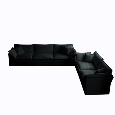Ensemble de canapés à assise profonde 2 + 3, canapé moderne pour salon