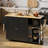 41.7" Rolling Wood Kitchen Island Cart-2031172371