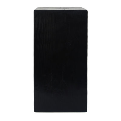 Black Table, 28.53" Dimension, Wood-Like Finish, Ideal For Or Outdoor Seating Wood-Look End Shape, Construction, Suitable Bedroom Decor