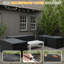 Outdoor Aluminum Loveseat-1862942963