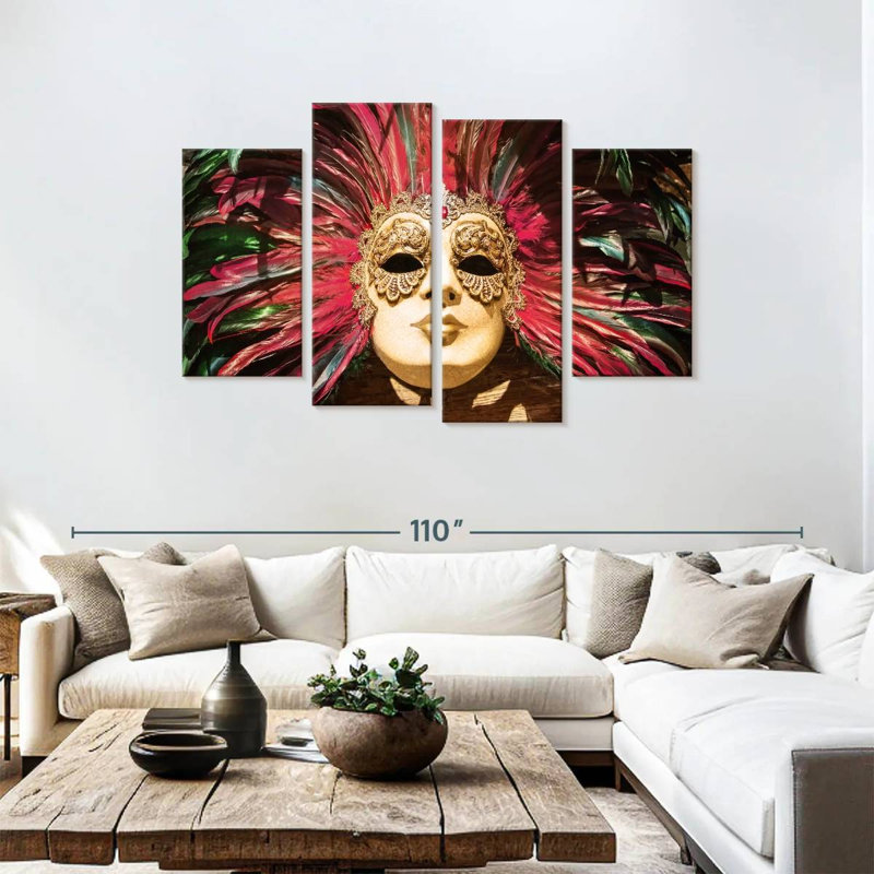 Lelend Venetian Carnival, 48'' H x 75'' W