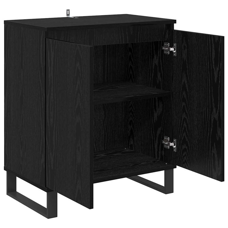 60cm Sideboard, Black Oak