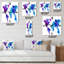 Horloge murale carte du monde-542747996