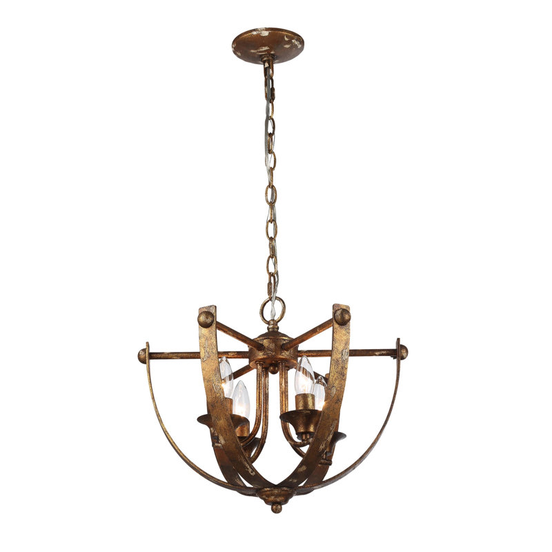 Luminaire suspendu 4 lumières mâle