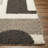 Rectangle Hrusto Machine Woven Polyester Area Rug in Gray/White-658262840