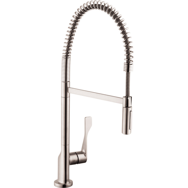 AXOR Citterio Pull Down Single Handle Kitchen Faucet, Stainless