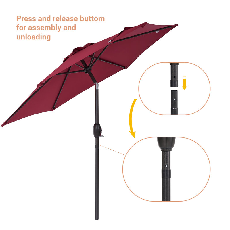 Parasol 90 po Doreon, Rouge