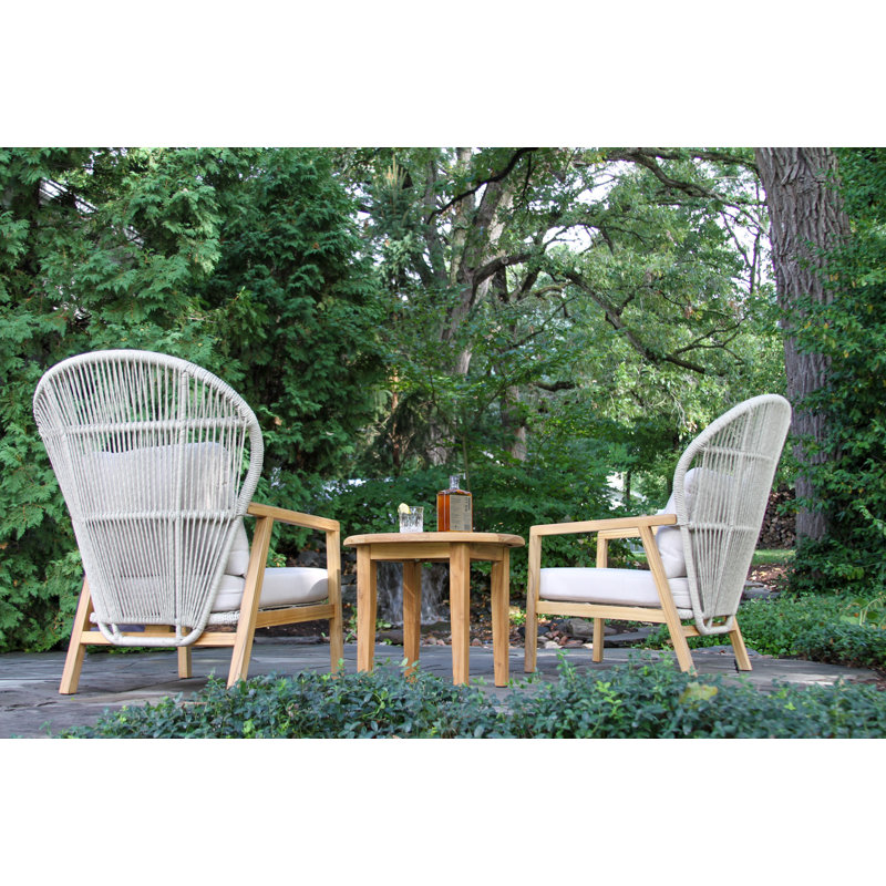 Florentia 2 - Person Patio Conversation Set with Cushions
