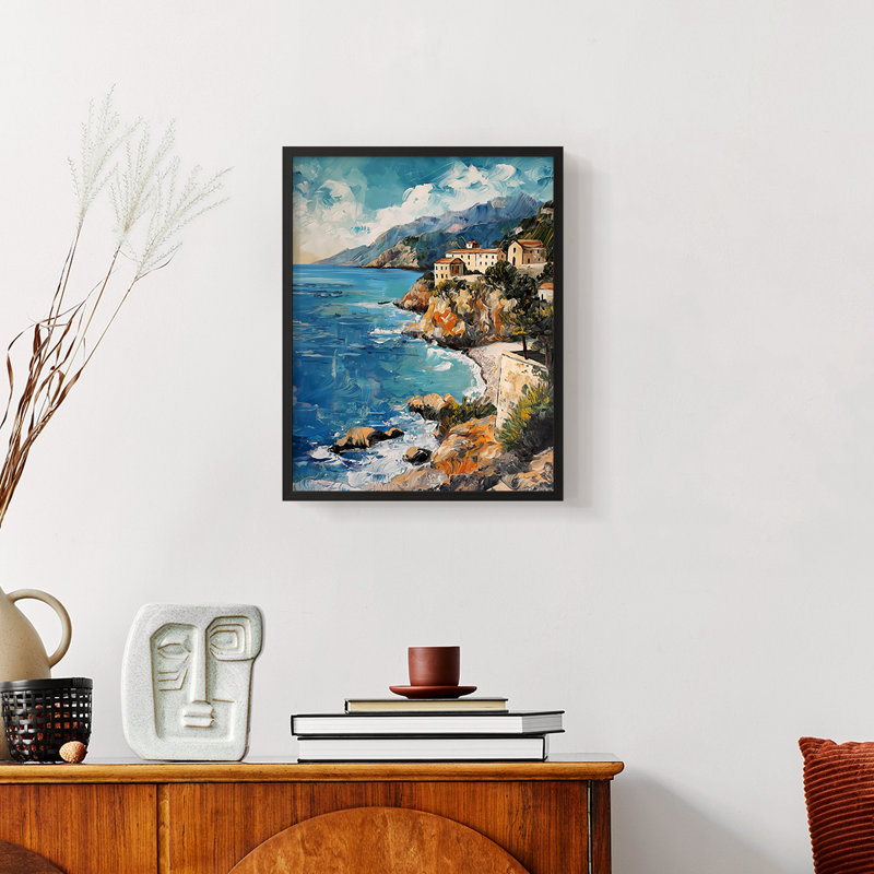 Série NAUTICAL DLxxxi - reproduction encadrée de qualité supérieure - prête à être accrochée - aucun clou requis