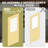 Solid Pine And Frosted Glass Sliding Barn Door With Installation Hardware Kit(No Assembly Required)-110162896