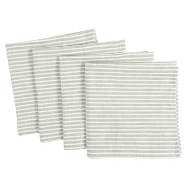 Farmhouse Black Stripe Restaurant Napkin