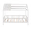 Lit simple en bois avec clôture, pour chambre d'enfant et design ludique-837132102