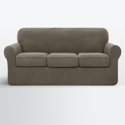 Pizarro Polyester Box Cushion Sofa Slipcover