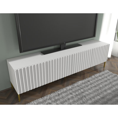 Hurhula Unfinished TV Stand for TVs up to 88"