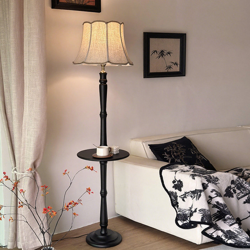A Set Of Retro Standing-Style Floor Lamps For The Living Room
