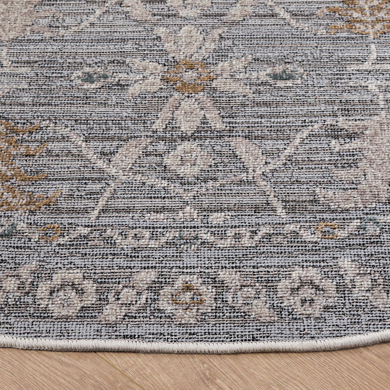 Miranda 308 Performance Oriental Rug, Round 6'6"