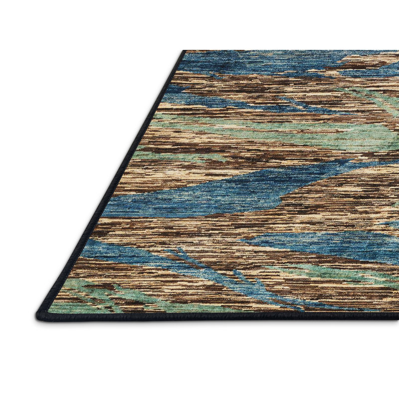 Abstract Indoor Rug, Rectangle 2' x 3'
