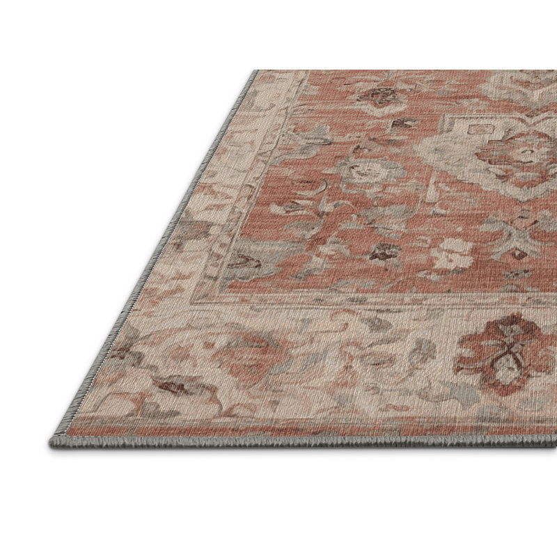 Tapis gris lavable à la machine, Rectangle 2 pi x 3 pi