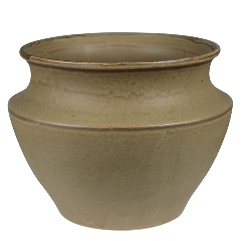 Pot Addison, céramique - petit, Mastic, H 6,25 po x l 8 po x P 8 po