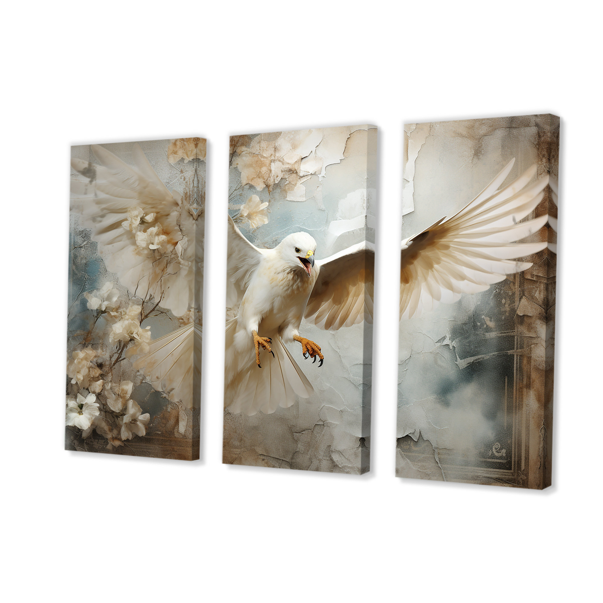 Lark Manor™ Vintage Seagulls Flight 1 Coastal Animal Wall Art Wayfair