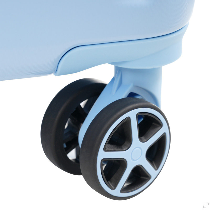 Bagages rigides, valises en ABS léger et durable avec roues doubles, bagages de voyage extensibles à carreaux de 24 pouces