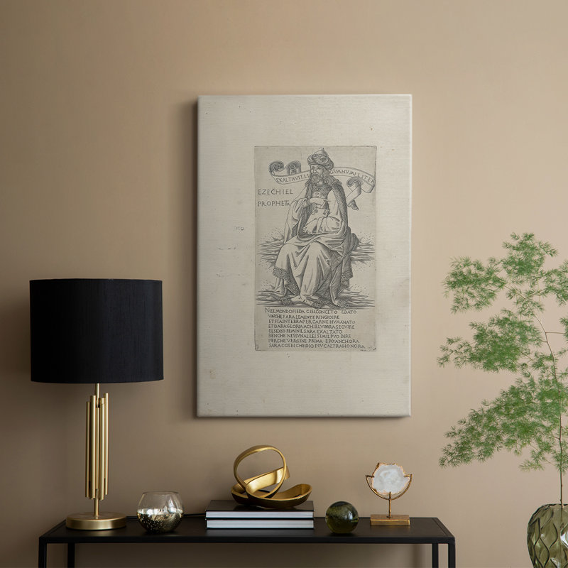 Le Ezéchiel, le propane et les sibylles - toile tendue par Francesco Rosselli, 8 x 12