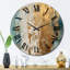 Horloge murale dorée-93382867
