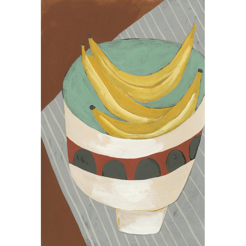 Modern Fruit I by Chariklia Zarris - Wrapped Canvas Painting, 30cm H x 20cm W