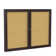 Enclosed Cork Boards Enclosed Cabinet Cork Bulletin Board
