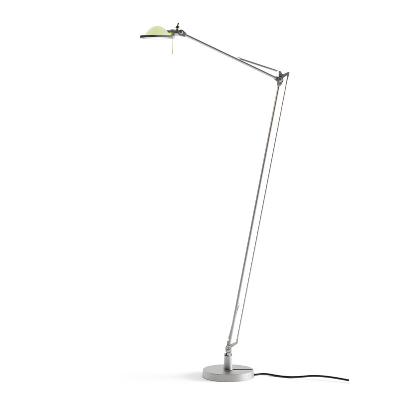 Berenice Floor Lamp, Silver, Green
