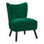 Chaise en velours avec structure en contreplaqué et pieds teints en brun pour le salon-1552411736