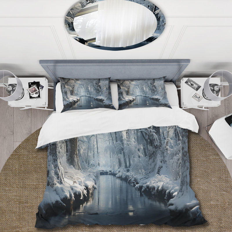 Ensemble de housse de couette Winter Silent Woods BeddingMicrofiber / Polyester