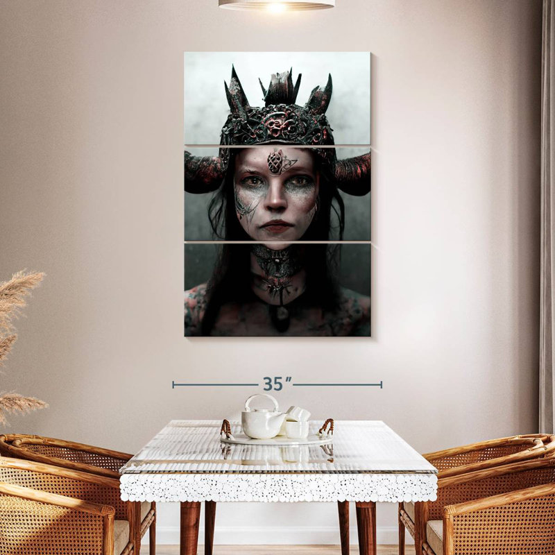 Viking Queen, 50" H x 32" W