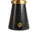Lampe de table Daye en marbre noir et blanc, 68,5 cm (27 po)