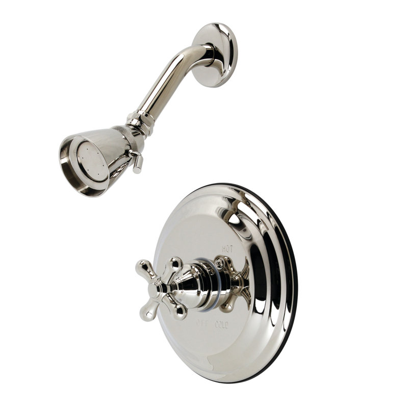 Robinet de douche à pression équilibrée Kingston, Nickel poli