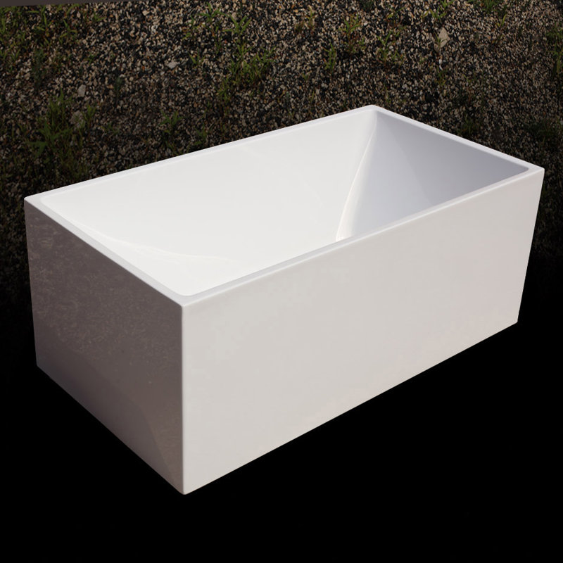Aquasei 59.12'' L Freestanding Soaking Bathtub