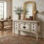 Miroir mural décoratif avec cadre en bois