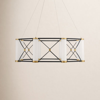 Joseph 8 - Light Metal Dimmable LED Chandelier