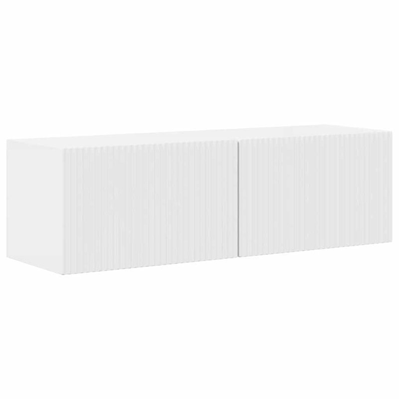 Unfinished TV Stand, Gloss White, 29.5cm H x 98cm L x 31cm W