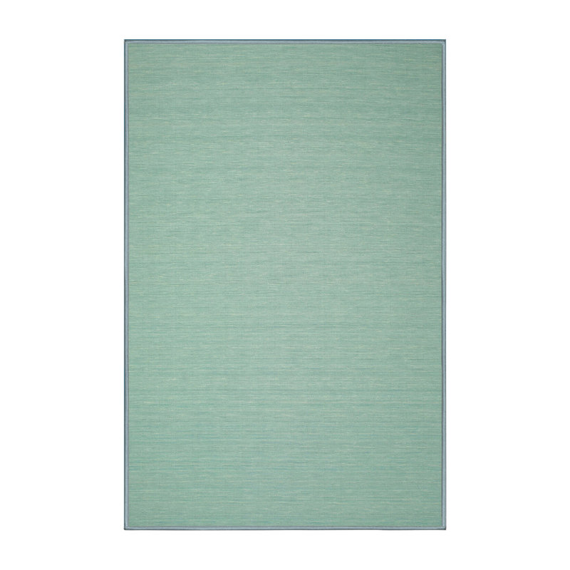 Tapis de zone vert contemporaine, Rectangle 8 pi x 12 pi