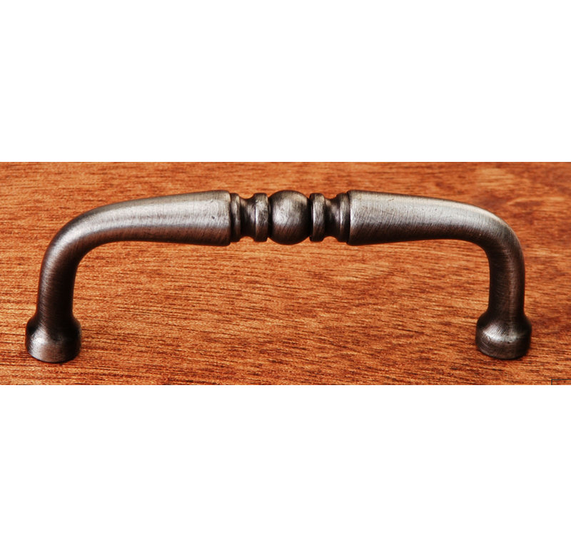Poignée arche allongée 3 po CP Series, Nickel vieilli