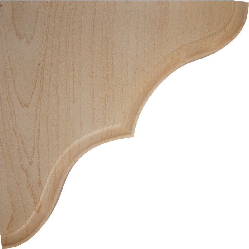Support en bois Stratford, Érable, H 5,5 po x l 1,75 po x P 5,5 po